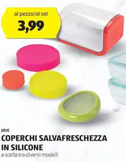 ALDI Joie coperchi salvafreschezza in silicone offerta