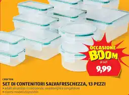ALDI Crofton set di contenitori salvafreschezza, 13 pezzi offerta