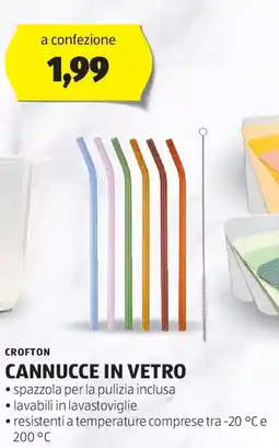 ALDI Crofton Cannucce in Vetro offerta