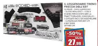 Il Leggendario Treno Freccis Dell'Est 33 pezzi