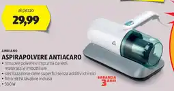 ALDI Ambiano aspirapolvere antiacaro offerta