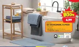 ALDI Novitesse set asciugamani, 1/2 pezzi offerta