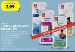 Active med nastro kinesiologico pre-tagliato