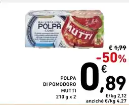 Spazio Conad Polpa di pomodoro mutti offerta