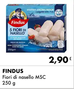 Iper Tosano FINDUS Fiori di nasello MSC offerta
