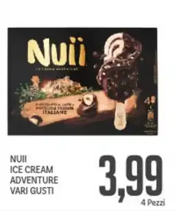 Supermercati Piccolo Nuii ice cream adventure vari gusti offerta