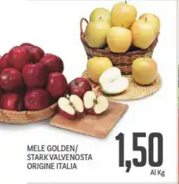 Supermercati Piccolo Mele golden/ stark valvenosta origine italia offerta