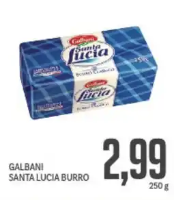 Supermercati Piccolo Galbani santa lucia burro offerta