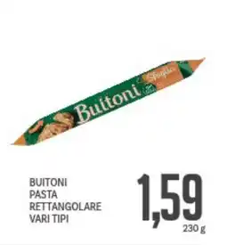 Supermercati Piccolo Buitoni pasta rettangolare vari tipi offerta
