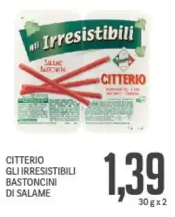 Supermercati Piccolo Citterio gli irresistibili bastoncini di salame offerta