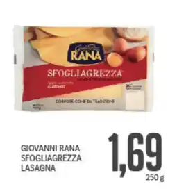 Supermercati Piccolo Giovanni rana sfogliagrezza lasagna offerta