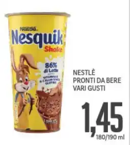 Supermercati Piccolo Nestlé pronti da bere vari gusti offerta