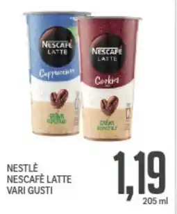Supermercati Piccolo Nestlé nescafè latte vari gusti offerta