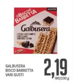 Supermercati Piccolo Galbusera bisco barretta vari gusti offerta
