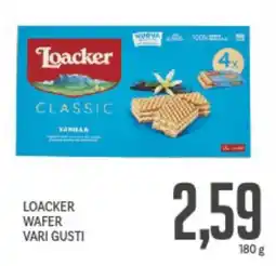 Supermercati Piccolo Loacker wafer vari gusti offerta
