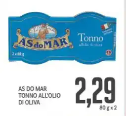 Supermercati Piccolo As do mar tonno all'olio di oliva offerta