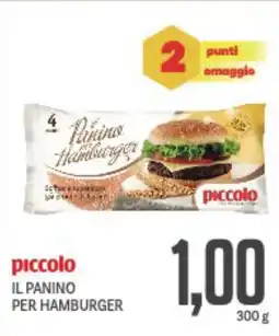 Supermercati Piccolo Piccolo il panino per hamburger offerta