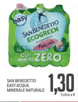 Supermercati Piccolo San benedetto easy acqua minerale naturale offerta