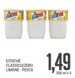 Estathè classico/zero limone - pesca