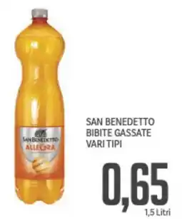 Supermercati Piccolo San benedetto bibite gassate vari tipi offerta