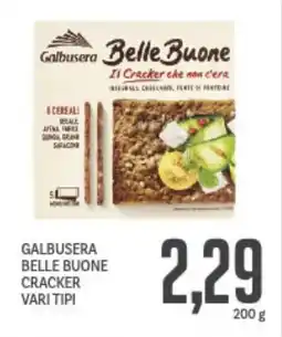 Supermercati Piccolo Galbusera belle buone cracker vari tipi offerta