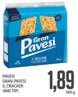Supermercati Piccolo Pavesi gran pavesi il cracker vari tipi offerta