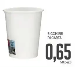 Supermercati Piccolo Bicchieri di carta offerta