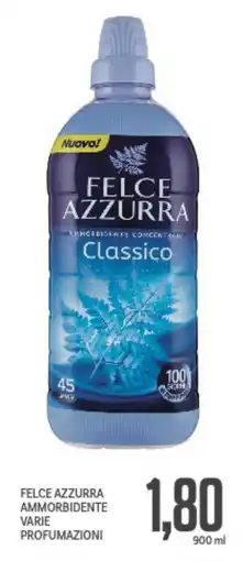 Supermercati Piccolo Felce azzurra ammorbidente varie profumazioni offerta
