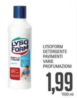 Supermercati Piccolo Lysoform detergente pavimenti varie profumazioni offerta