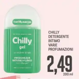Supermercati Piccolo Chilly detergente intimo varie profumazioni offerta