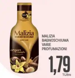 Supermercati Piccolo Malizia bagnoschiuma varie profumazioni offerta