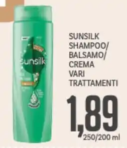Supermercati Piccolo Sunsilk shampoo/ balsamo/ crema vari trattamenti offerta