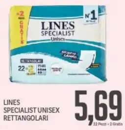 Lines specialist unisex rettangolari