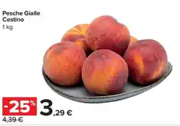 Carrefour Express Pesche Gialle Cestino offerta