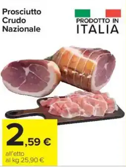 Carrefour Express Prosciutto Crudo Nazionale offerta