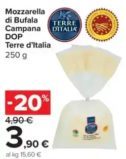 Carrefour Express Mozzarella di Bufala Campana DOP Terre d'Italia offerta