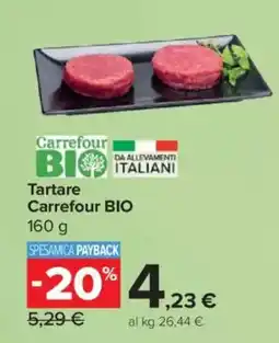 Carrefour Express Tartare Carrefour BIO offerta