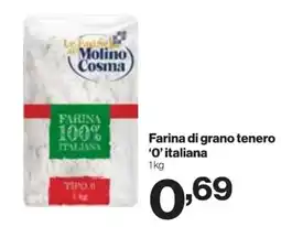 In'S Mercato Farina di grano tenero 'O' italiana offerta