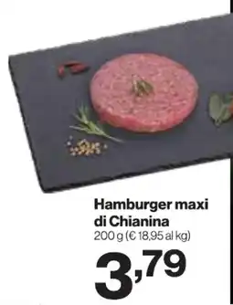 In'S Mercato Hamburger maxi di Chianina offerta