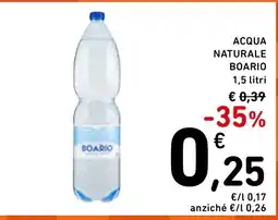 Spazio Conad Acqua naturale boario offerta