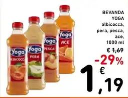 Spazio Conad Bevanda yoga albicocca, pera, pesca, ace, offerta
