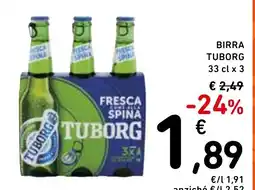 Spazio Conad Birra tuborg offerta