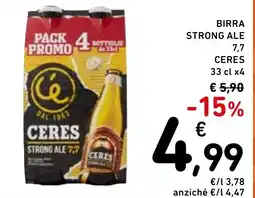 Spazio Conad Birra strong ale 7,7 ceres offerta