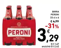 Spazio Conad Birra peroni offerta