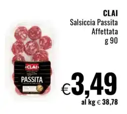 Famila CLAI Salsiccia Passita Affettata offerta