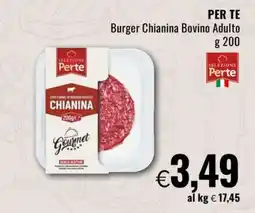 Famila PER TE Burger Chianina Bovino Adulto offerta