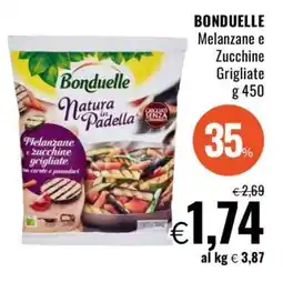 Famila BONDUELLE MELANZANE E ZUCCHINE GRIGLIATE offerta