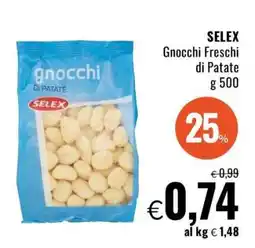Famila SELEX Gnocchi Freschi di Patate g 500 offerta