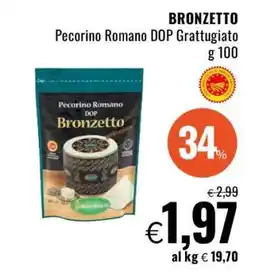 Famila BRONZETTO Pecorino Romano DOP Grattugiato offerta