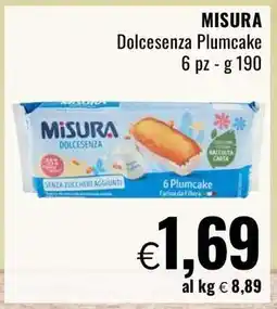 Famila MISURA Dolcesenza Plumcake offerta
